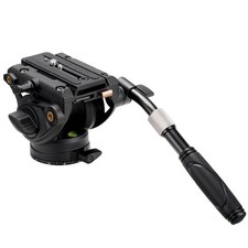 75mm Fluid Video Head, 17.6lb Load Capacity, Metal Camera Tripod Head