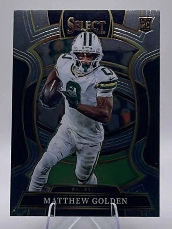 2025 Panini Select Football Matthew Golden RC #66 Concourse Packers