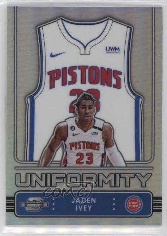 2022-23 Panini Contenders Optic Uniformity Jaden Ivey #27 Rookie RC 15ej