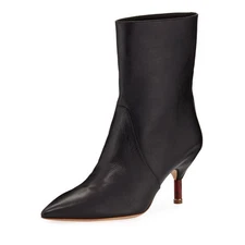 GABRIELA HEARST Black Mariana Ankle Leather Boots size 36