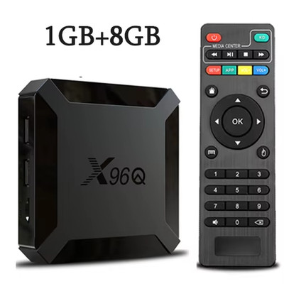 Hot Q Android 10.0 Fast Smart TV BOX 2GB 16GB Allwinner H313 Quad Core 4K 2.4G W