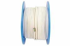 Image of EOL Connect 30673 White 3 Core Mains Cable 6 Amp 50m