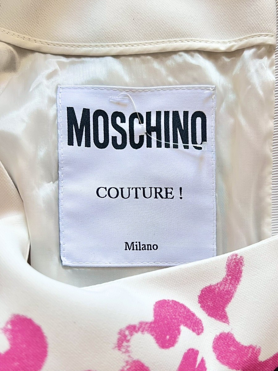 MOSCHINO⚡️2019 Jeremy Scott scribble doodle belted dress MOSCHINO⚡️2019 Jeremy Scott scribble doodle belted dress