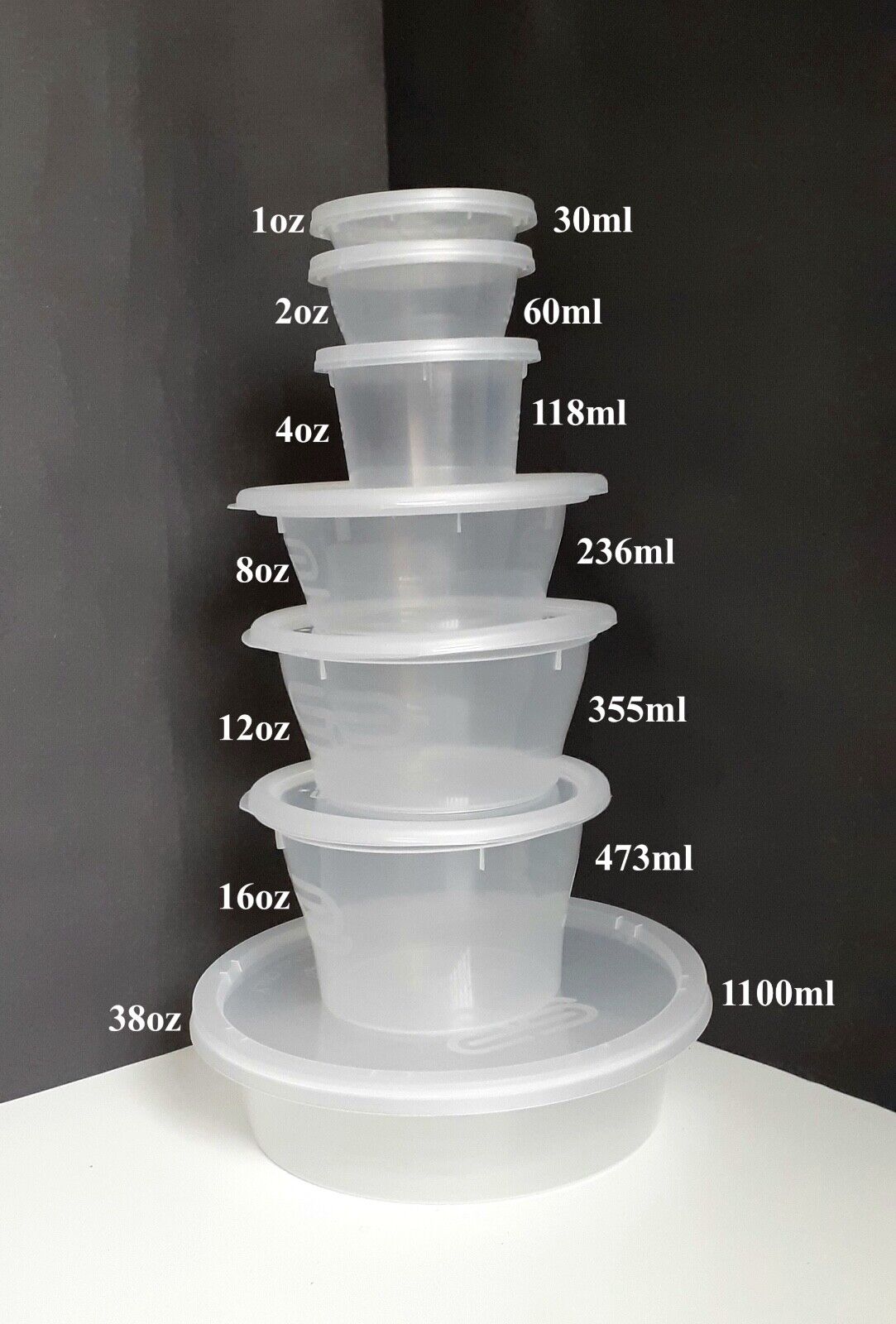 Dzmuero Coupelle Plastique Récipient Sauce Bol de Trempette pour