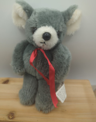 Gerber Products Vintage Plush Gray Bear Stuffed Animal Toy