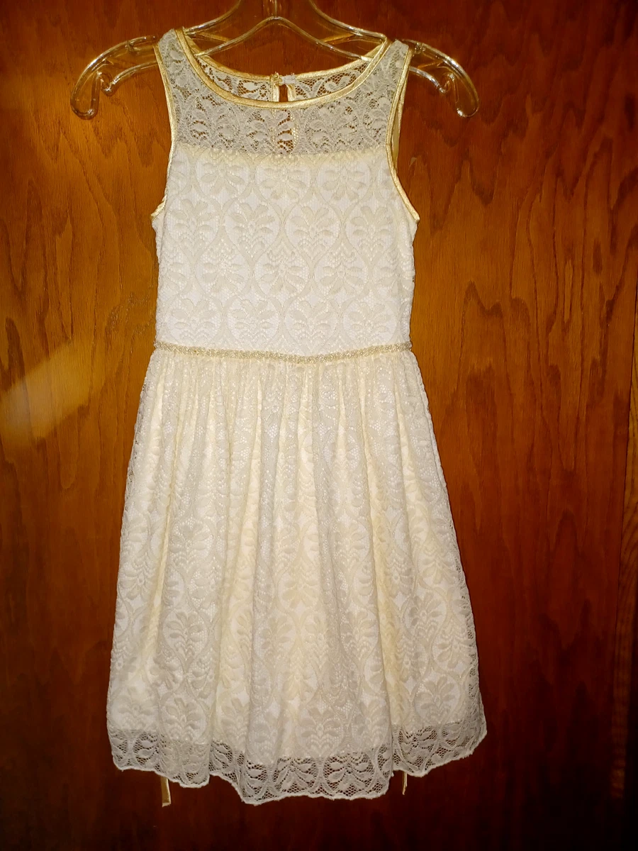 White top confirmation dress