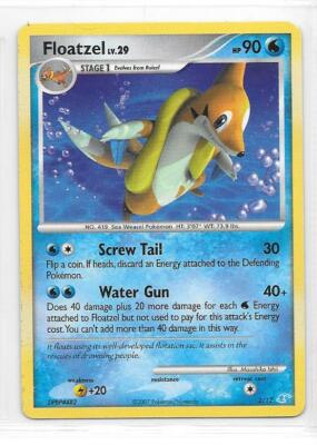 Pokemon --- FLOATZEL --- D/P Trainer Kit! NM/Mint! 2/12     *FRESH*