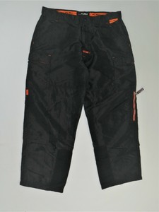 mens black nylon cargo pants
