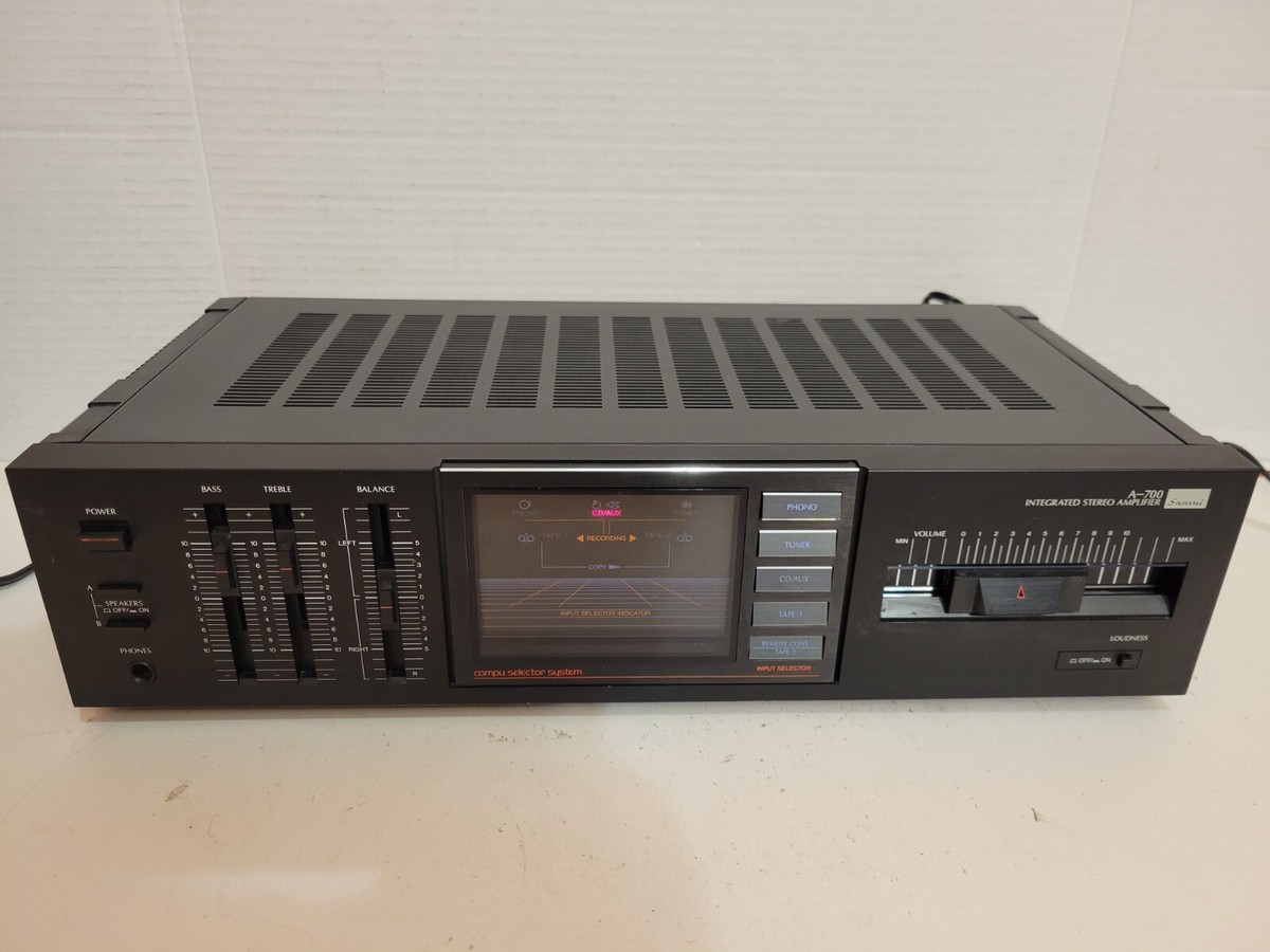 Sansui A-700 Integrated Stereo Amplifier Selected System Vintage