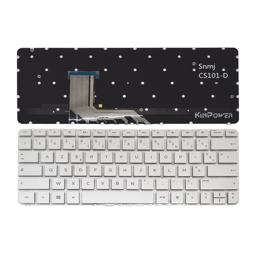 Clavier De Remplacement AZERTY Français Rétroéclairé Pour HP Spectre X360 13-4112nf - Marque Kinpower