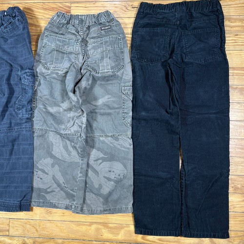 Lot of 3 Boys Pants Size 8 Gymboree Wrangler Faded Glory, Camo Cargo Corduroy V - Picture 4 of 10