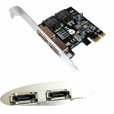 PCI-E Express SATA3 SATA3.0 6Gb/s+eSATA SATA III Expansion Combo Card ASM1061