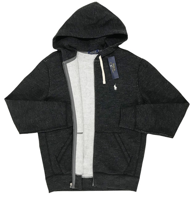 Men's Polo Ralph Lauren Charcoal Gray Hoodie Hooded Sweatshirt S Small for sale online | eBay