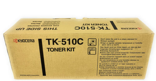 Kyocera TK-510C 1T02F3CEU0 Toner Original Cyan FS-C5020N/FS-C5030N/FS-C5025N - Zdjęcie 1 z 1