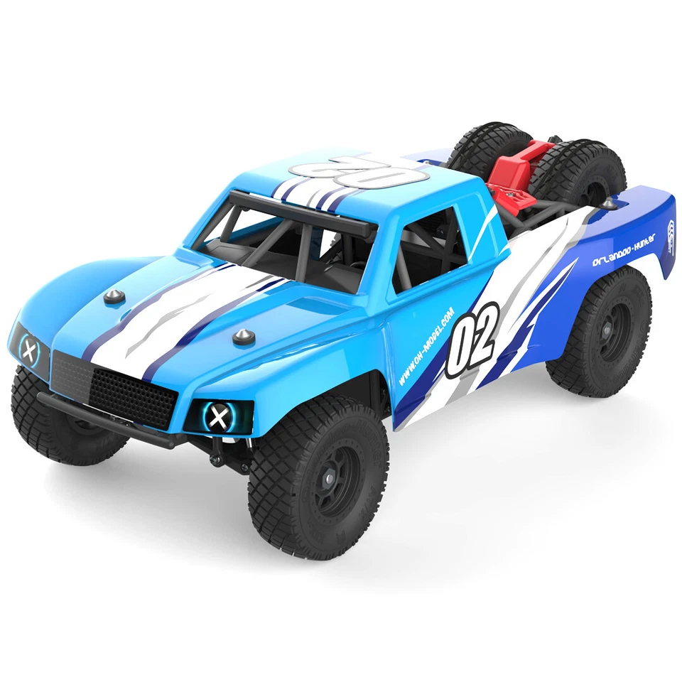 Orlandoo Hunter 1/32 RWD Micro Roll Cage Trophy Truck Kit Blue Body - Image 2 of 4