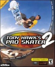 Tony Hawk's Pro Skater 2 PC CD extreme skateboard tricks jumps park sim game