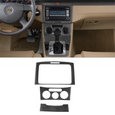 Carbon Fiber Interior Central Console Cover Trim For VW Passat 2006-2011