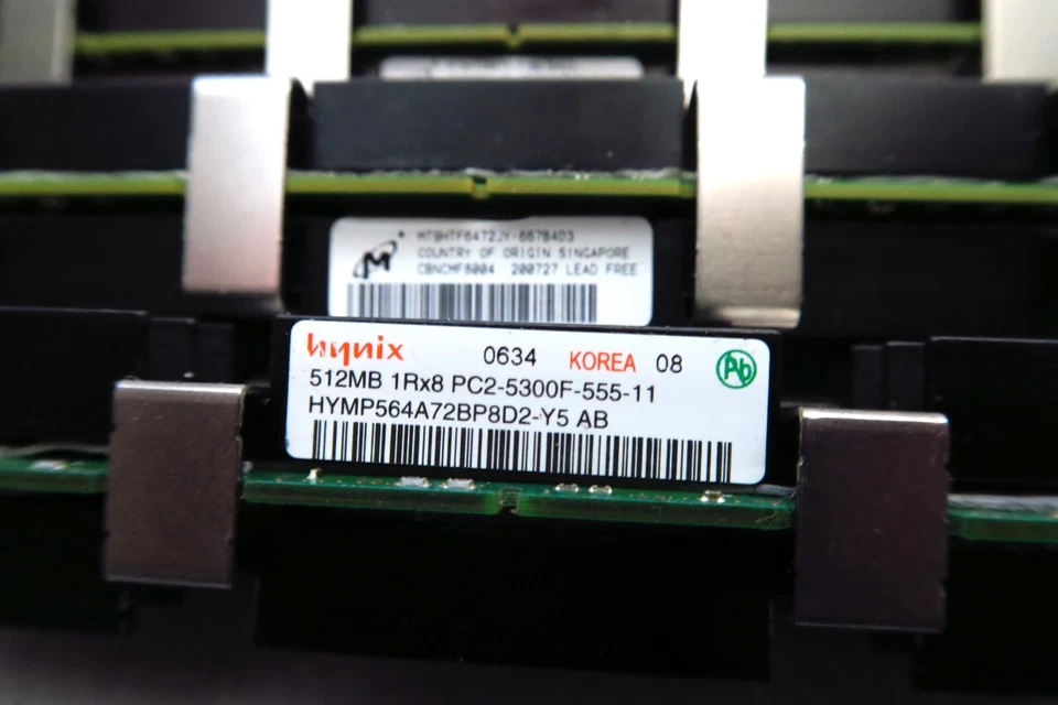Hynix Micron 4GB Memory DDR2 PC2-5300F (8 x 512MB) Apple Mac Pro A1186 - Image 3 of 4
