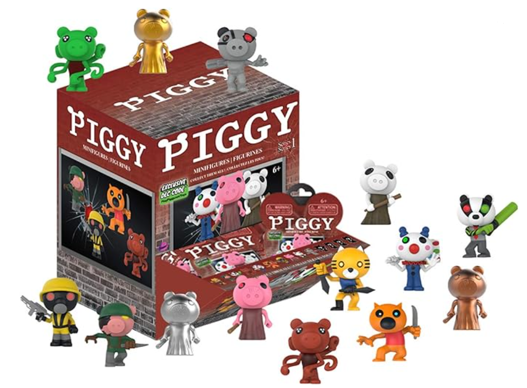 1x PIGGY SERIES 1 ROBLOX 3-INCH MINI FIGURE MYSTERY PACK WITH