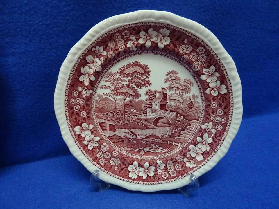 SPODE England "Pink Tower" Teller Tasse Schüssel Teile zur Auswahl - Bild 3 von 4