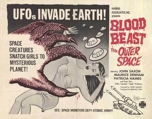【非売品】lynch. 「BLOOD THIRSTY CREATURE」ポスター BLOOD BEAST FROM OUTER SPACE Movie POSTER 22x28 Half Sheet | eBay