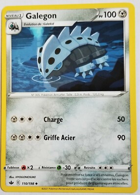 Carte Pokémon Galegon 110/198   Règne De Glace FR
