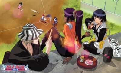 Anime hanakari jinta kon shihouin yoruichi su f ng Stitched Gaming Mat Desk