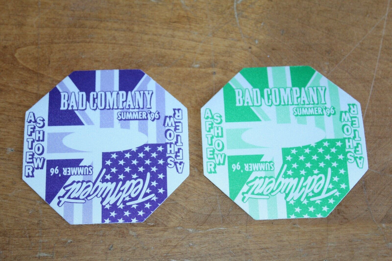 Super sale period limited Ted Nugent Bad Company 5 ☆ very popular - 2 x F Lot # 4 Backstage Pass unused