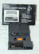 Vintage Kraco Stereo Cassette Tape Adaptor KCA-7 For 8 Track NEW IN OPEN BOX