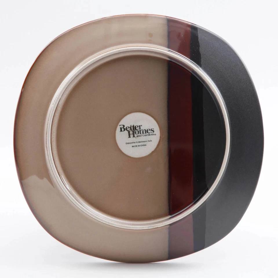 Vajilla Better Homes & Gardens Bazaar, marrón, juego de 16 Foto 3 de 4