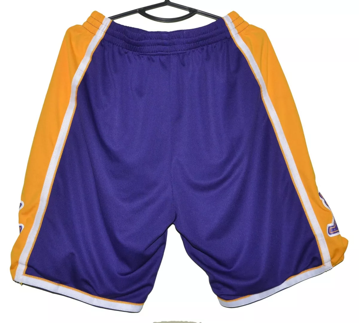 NBA LOS ANGELES LAKERS BASKETBALL SHORTS ADIDAS SIZE XL ADULT