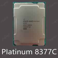 Intel Xeon Platinum 8377C 3.0ghz 32 cores 64 threads lga-4189 CPU processor