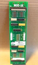CERBERUS PYROTRONICS MOD-16 FIRE ALARM OUTPUT DRIVER PBC 580-190785-4 |  MOD16