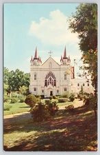 1960 Spring Hill College Chapel Mobile Alabama Vintage Postcard