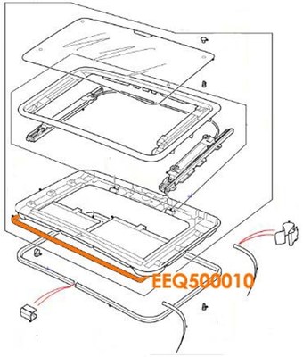 Sunroof Upper Frame Seal Fits For 1994-2004 Land Rover Discovery Series 1 2 US