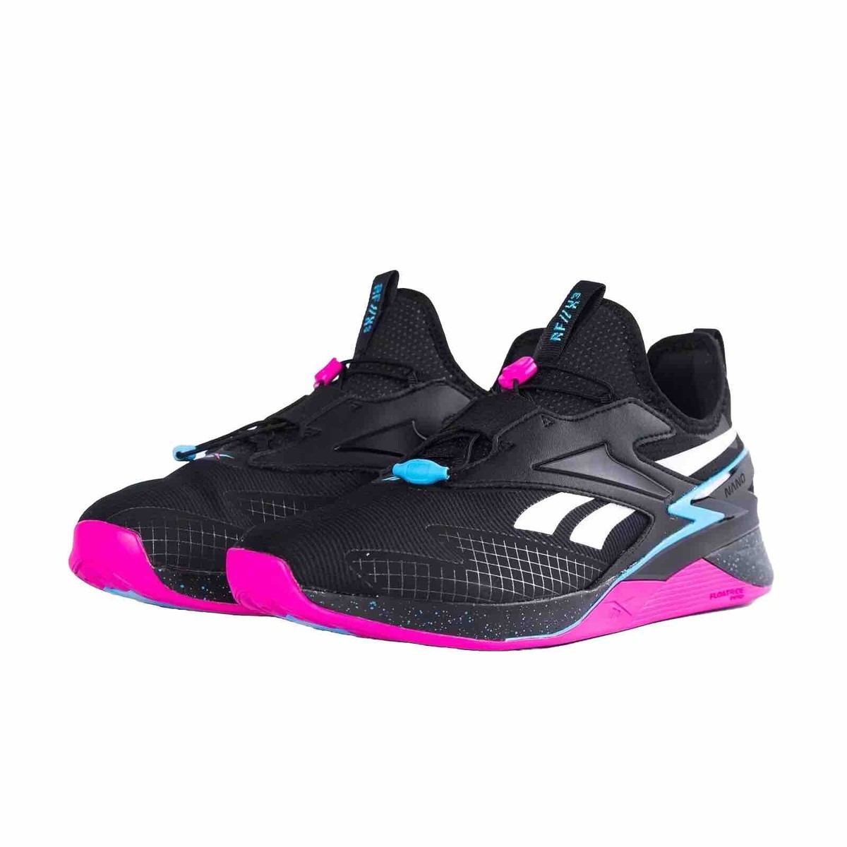Men Reebok Nano X3 Froning Training Shoes Black Pink White 