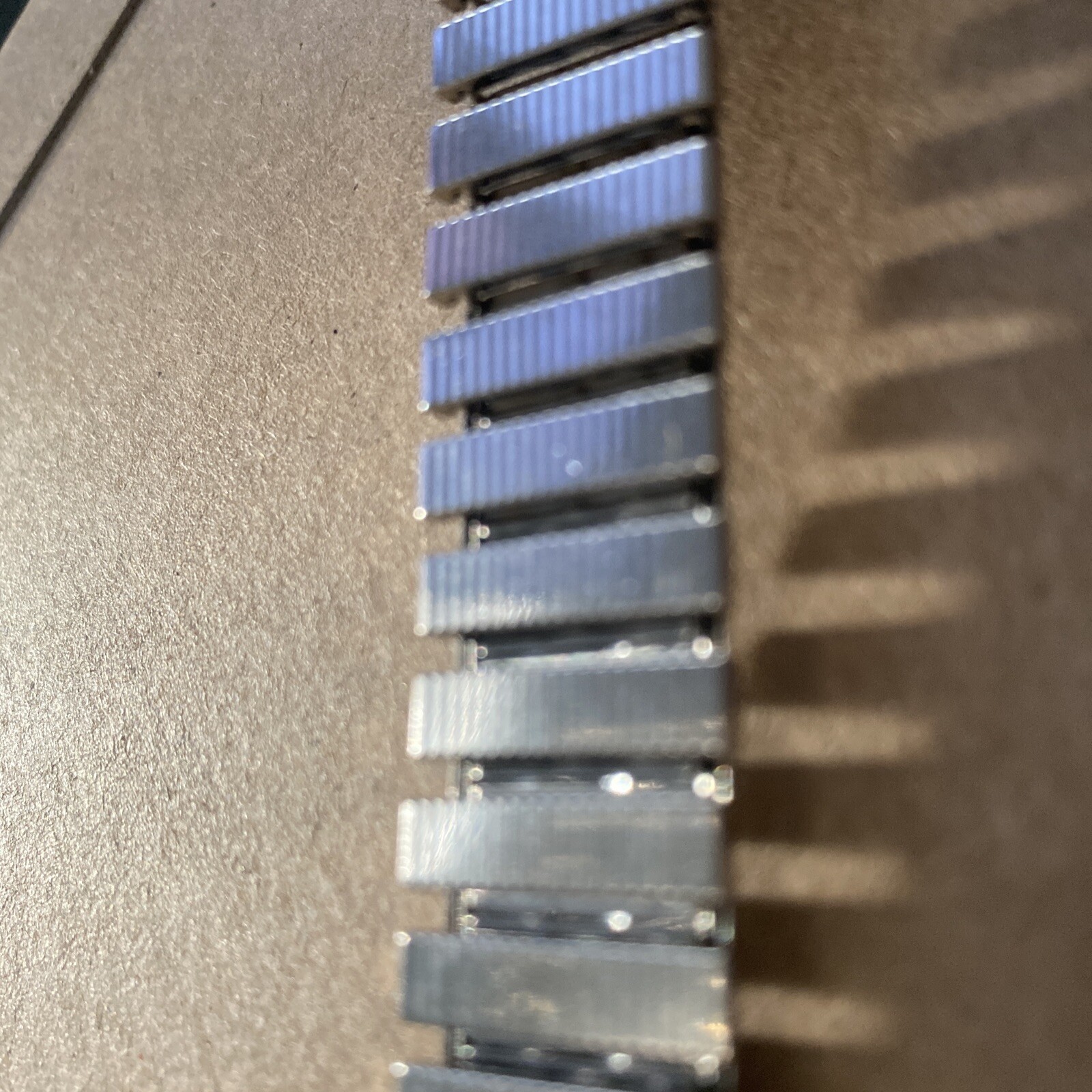 Bulova Watch BandVintageNEW Elastic Expansion Stainless Steel16mm