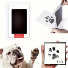 Pet Cat Dog Paw Baby Handprint Footprint Ink Pad Stamp Inkpad DIY Memory Kit