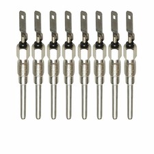 8x Diesel Fast Start Dual Coil Glow Plugs For Gmc Hummer Chevy 6.2l 6.5l Diesel