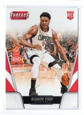 16-17 Threads Base #167 Diamond Stone - Los Angeles Clippers