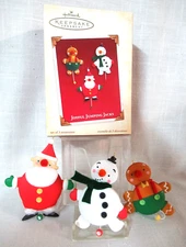 Hallmark 2005 Set of 3 Ornaments ~ Joyful Jumping Jacks