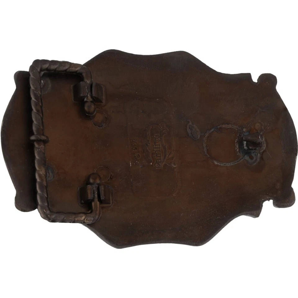 New Harley Davidson Motorcycle 75th Eagle B&S Logo 1970s NOS Vintage Belt Buckle - Image 2 of 4