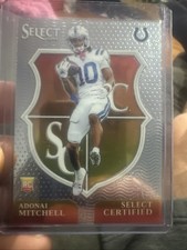 2024 Panini Select - Select Certified Rookies Adonai Mitchell #18 (RC)