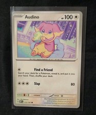 Audino 173/197 Pokemon TCG Card OBF OBSIDIAN FLAMES Near Mint NM