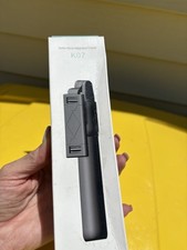 K07 Selfie Stick Integrated Tripod Black Compact Stainless Steel Open Box