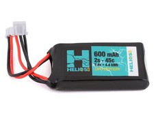 Helios RC 2S 45C LiPo Battery 7.4V/600mAh w/PH2.0 Connector HEL-2S600-45