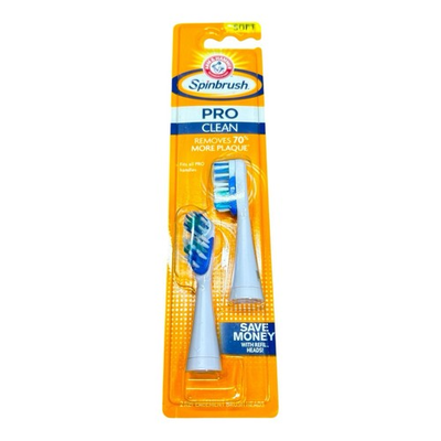 #ad #ad Arm amp; Hammer Spinbrush Pro Clean Electric Toothbrush Replacement Soft $18.50