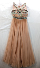 Sherri Hill Women's Two-Piece Prom Dress Size 0 Fairy Lace Sequins Embroidered