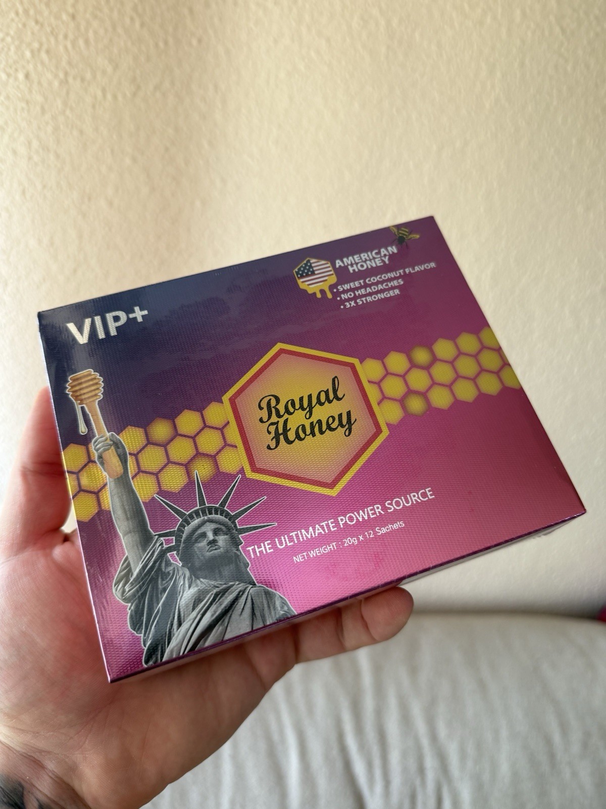 Miel afrodisiaca productos 100% natural 12x20gg.