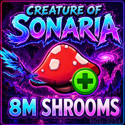 [ ] Creature of Sonaria | 8M Shroom | COS | Fast & Easy [ ]